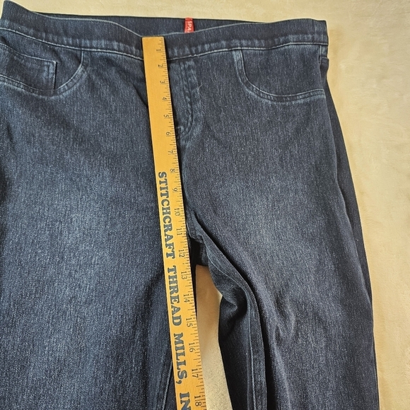 Spanx Jeans Pull On Skinny Jeans 1X Plus Size Women’s Jeggings Plus Medium Blue - Picture 3 of 9